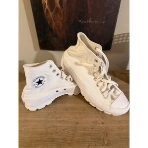 Converse Chuck Taylor All Star Lift Platform High Top White Canvas Women's Shoes